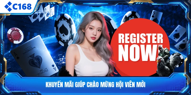 Khuyến mãi giúp chào mừng hội viên mới