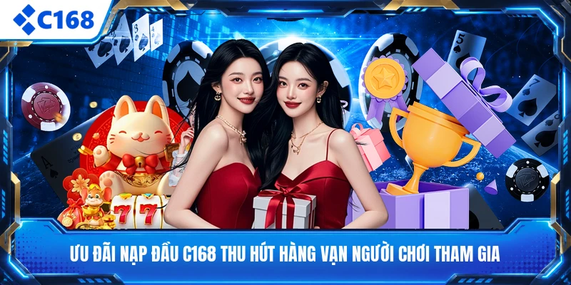 Ưu Đãi Nạp Đầu C168 Thu Hút Hàng Vạn Người Chơi Tham Gia